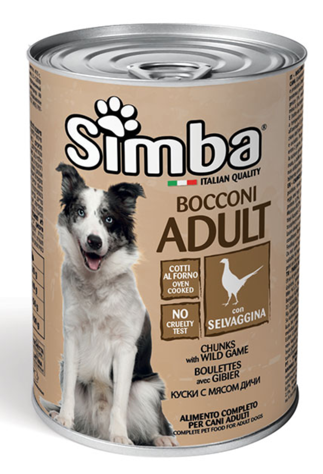 SIMBA DOG/F CHUNKS WILD GAMES 415G